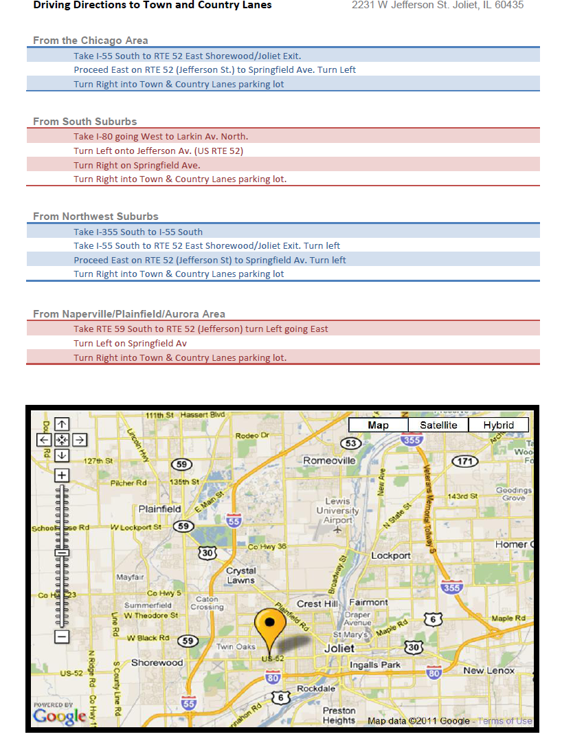 Driving Directions